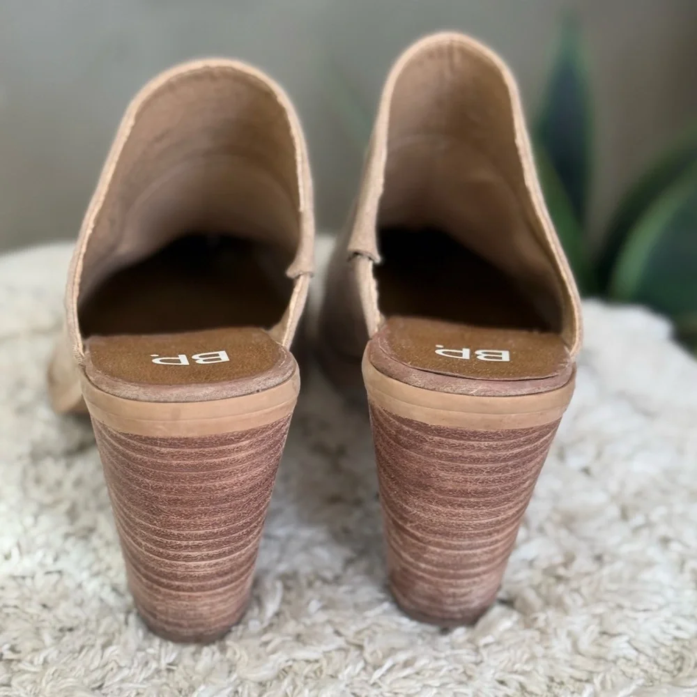 BP Hailey Mule Tan Size 7 - Picture 4 of 5